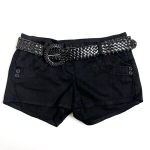 Bongo Black Shorts with Belt (size 5)